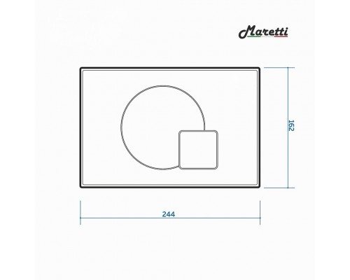 Комплект Maretti 3 в 1: унитаз UM10PBM51-560, инсталляция AC11P5211, кнопка AC12EL-560