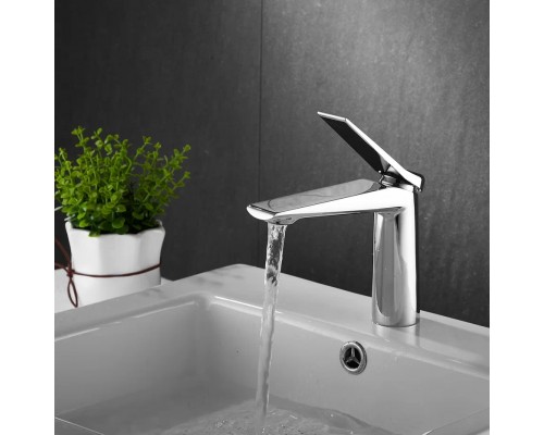 Смеситель для раковины Shevanik S8401, хром