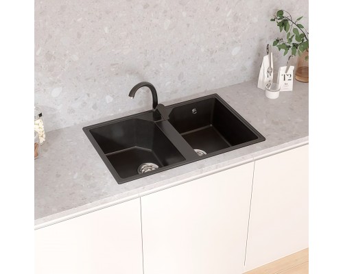 Кухонная мойка Maretti Китчен KT770-BL, черный