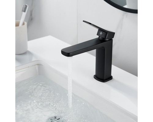 Смеситель для раковины Shevanik S9901H, черный
