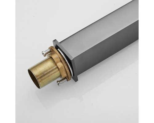 Смеситель для раковины Shevanik S6811T, оружейная сталь