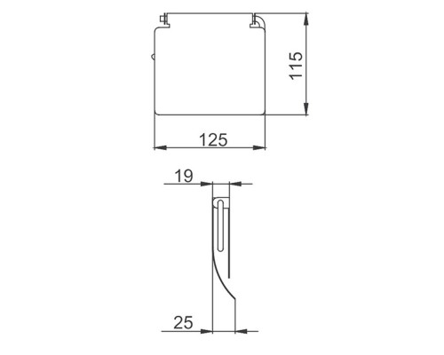 Держатель для туалетной бумаги FRAP F504, хром