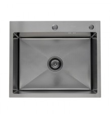 Кухонная мойка FRAP FS6050-9, оружейная сталь
