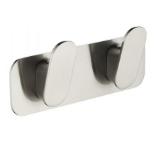 Планка с 2 крючками Grocenberg AC0052NK, никель