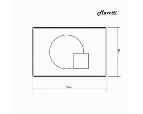 Комплект Maretti 3 в 1: унитаз UM10PBM76-844, инсталляция AC11P5211, кнопка AC12EL-015
