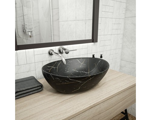 Раковина чаша Maretti EN13NS87-560MR, черный мрамор