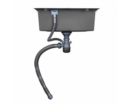 Кухонная мойка FRAP FS6050-9, оружейная сталь