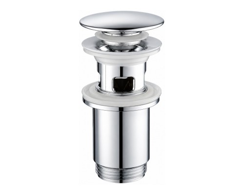 Донный клапан для раковины с переливом Maretti AC19P65015, хром