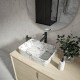 Раковина чаша Maretti UM13NS03-740MR, белый мрамор