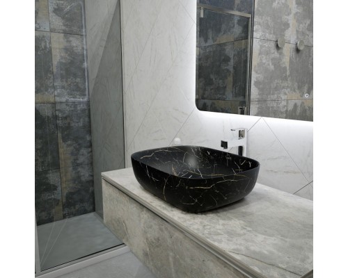 Раковина чаша Maretti FL13NS25-560MR, черный мрамор