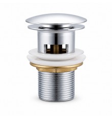 Донный клапан с переливом Frap F65-4, хром