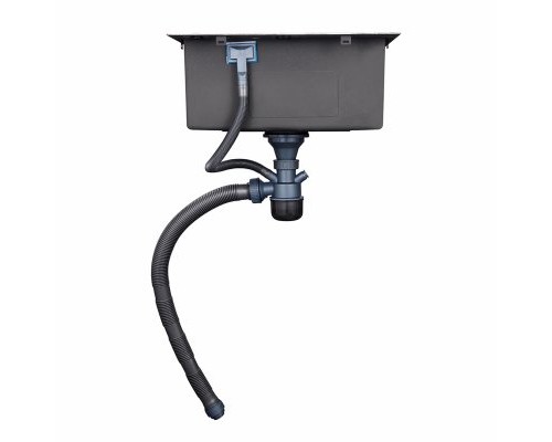 Кухонная мойка FRAP FS5050-9, оружейная сталь