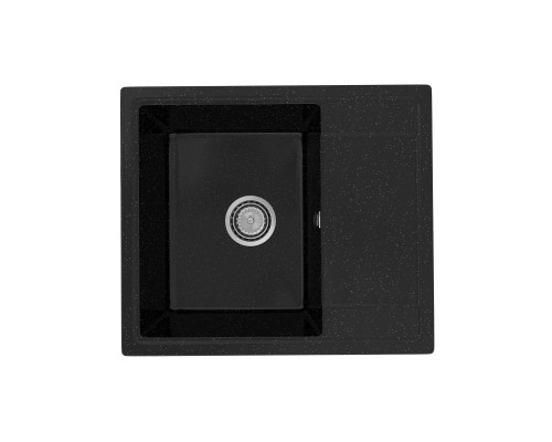 Кухонная мойка Practik PR-M-575-004 (без сифона), черный оникс