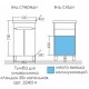 Тумба белый глянец 46,5 см Санта Лондон 224014