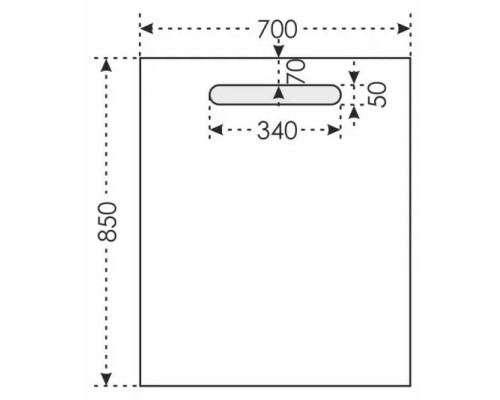 Зеркало 70x85 см Санта Лондон 900519