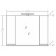 Зеркальный шкаф 100x72 см белый глянец Санта Марс 700285