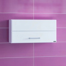 Шкаф подвесной белый глянец Санта Омега 407007