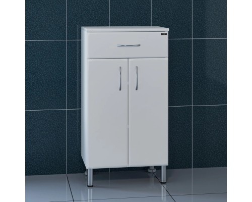 Тумба белый глянец 45 см Санта Стандарт 301005