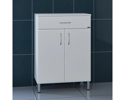 Тумба белый глянец 60 см Санта Стандарт 301007