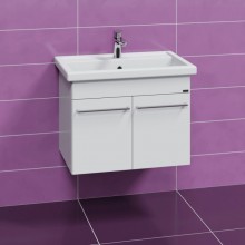 Тумба с раковиной белый глянец 71 см Санта Вегас 226035 + FOCTEP70