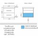 Комплект мебели белый глянец 60,5 см Санта Омега 207045 + FOCTEP60 + 107003