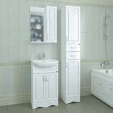 Комплект мебели белый глянец 51 см Санта Верона 700111 + YYUT50 + 700278