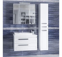 Комплект мебели белый глянец 80 см Санта Нептун 230012 + 900120 + 113011