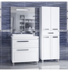 Комплект мебели белый глянец 80 см Санта Нептун 230011 + 900120 + 900520