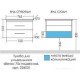 Тумба с раковиной белый глянец 76,5 см Санта Вегас 226031 + OCKAP75