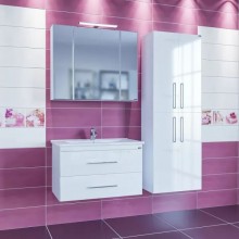 Комплект мебели белый глянец 86 см Санта Вегас 226033 + OCKAP85 + 113018