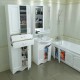 Комплект мебели белый глянец 60 см Санта Верона 700112 + CATYPH60 + 700178