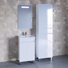 Комплект мебели белый глянец 46,5 см Санта Марс 700239 + FOCTEP50 + 900517