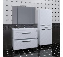 Комплект мебели белый глянец 100 см Санта Калипсо 217006LN + FOCTEP100 + 113013