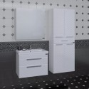 Комплект мебели белый глянец 71 см Санта Калипсо 217007LN + FOCTEP70 + 113004