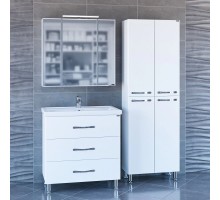 Комплект мебели белый глянец 81,5 см Санта Виктория 700129N + FOCTEP80 + 113011