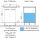 Комплект мебели белый глянец 60,5 см Санта Родос 206012N + FOCTEP60 + 900518