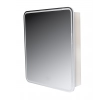 Зеркало-шкаф "Каре 70*80" с подсветкой, сенсор на зеркале
