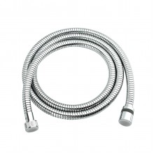 Шланг душевой двухзагибный растяжной от 1,5 до 2 м, TURN-FREE, латунный, хром. LEMARK