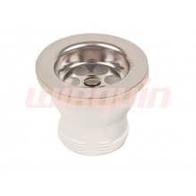 Выпуск с нержавеющей решеткой D70 мм.WIRQUIN