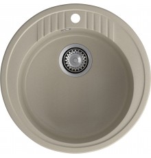 GRANFEST Мойка композит RONDO GF-R--520   D=520 мм   топаз арт.GF-