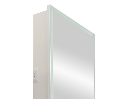 Зеркало-шкаф Allure LED 600х800 правый с розеткой