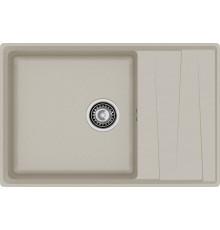 GRANFEST Мойка композит LEVEL, GF-LV-760L, чаш+кр 760*500, топаз
