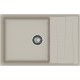 GRANFEST Мойка композит LEVEL, GF-LV-760L, чаш+кр 760*500, топаз
