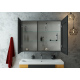 Зеркало-шкаф Mirror Box black Led 1000х800