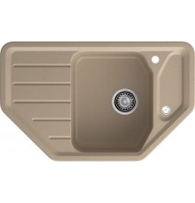GRANFEST Мойка композит CORNER  GF-C--800E угловая 800*500мм  песочный  арт.GF-