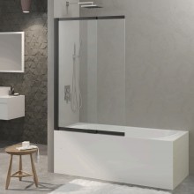 Душевая шторка RIVER S Slider Black 980, BERGES