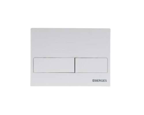 Кнопка для инсталляции NOVUM L4, Soft Touch белая, BERGES Кнопка для инсталляции NOVUM L4, Soft Touch белая, BERGES