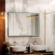 Зеркало Solid Black 900x700, реверсивное крепление
