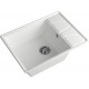 GRANFEST Мойка композит VERTEX, GF-V-680L, чаш+кр 680*500, иней