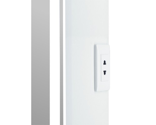Зеркало-шкаф Allure LED 600х800 левый с розеткой